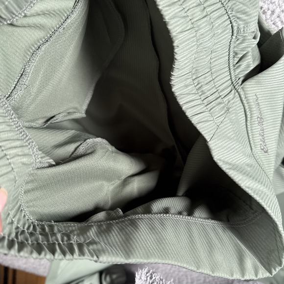 Eddie Bauer Pants Womens L Stripe Track Jogger Ankle Pull On Stretch Green - Picture 9 of 16